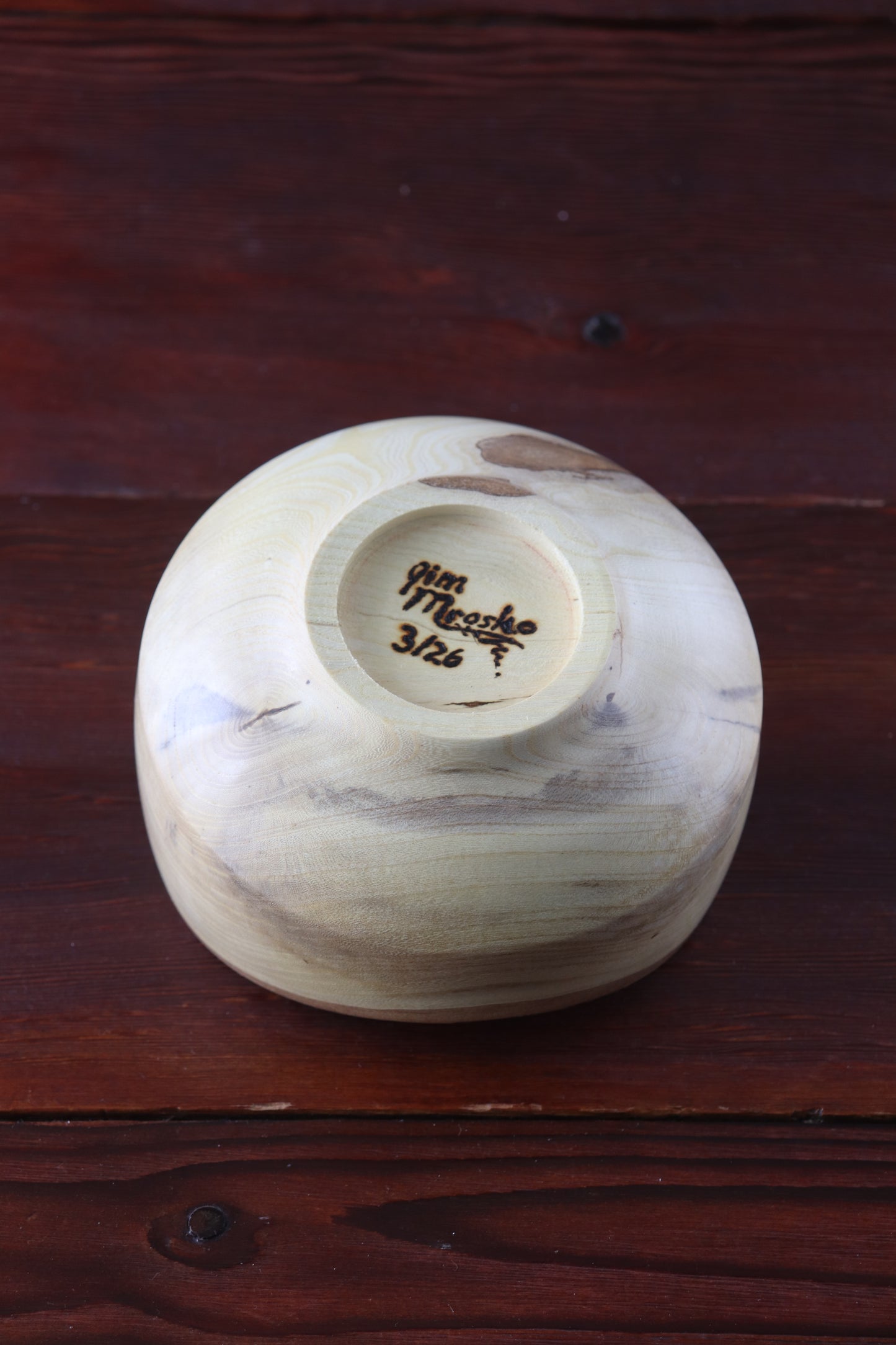 Handcrafted Live Edge Bowl with Natural Bark Rim